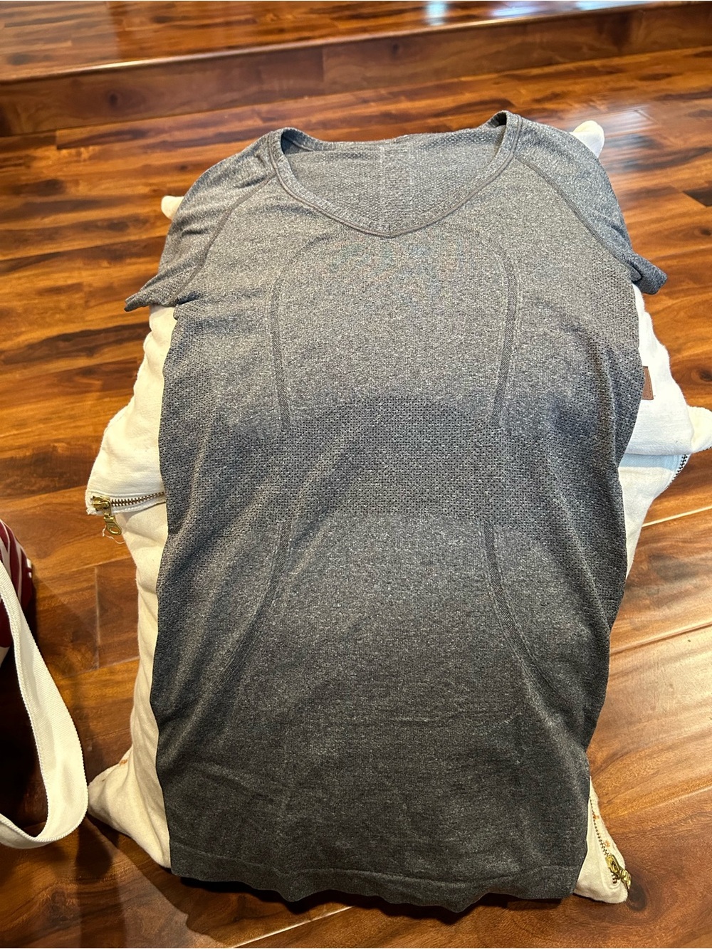 Charcoal Gray Lululemon Swifty Tech Top, size possible a 4
